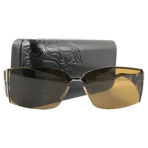 versace sunglasses mod 2011|VINTAGE VERSACE MOD 2011 HALF FRAME TORTOISE .